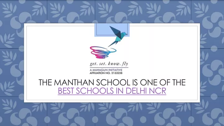 the manthan school is one of the best schools in delhi ncr