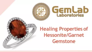 Healing Properties of Hessonite/Garnet Gemstone