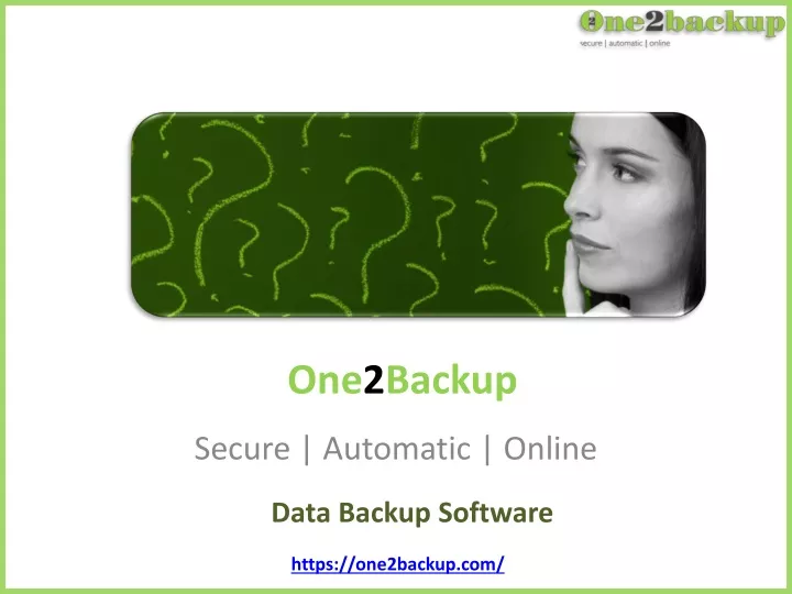 one 2 backup