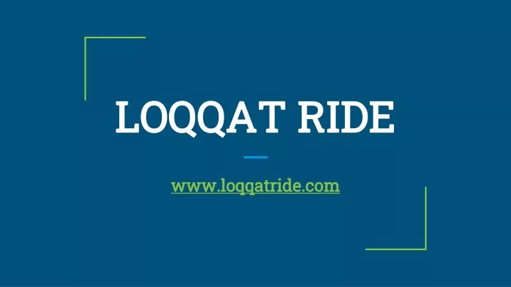 loqqat ride