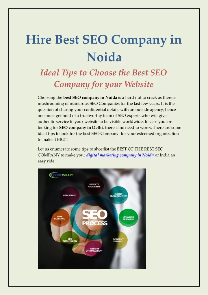 hire best seo company in noida