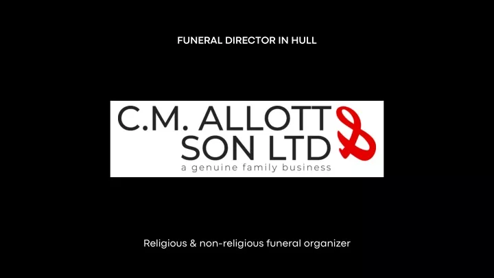 funeral director in hull