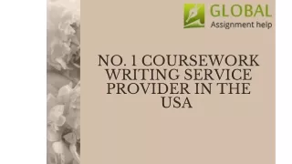 Coursework writing services in USA