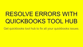FIX YOUR QUICKBOOKS NOW