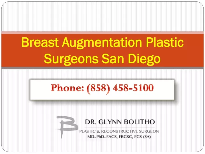 breast augmentation plastic surgeons san diego