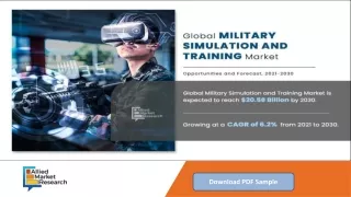 Military Simulation and Training Market Worth $20.58 billion by 2030