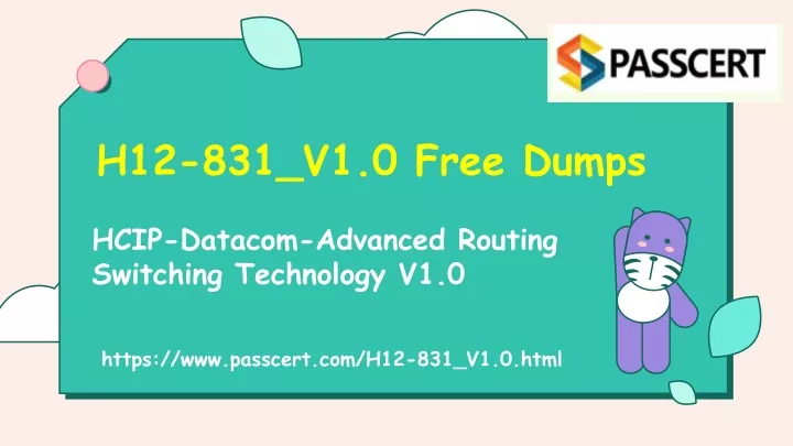 h12 831 v1 0 free dumps