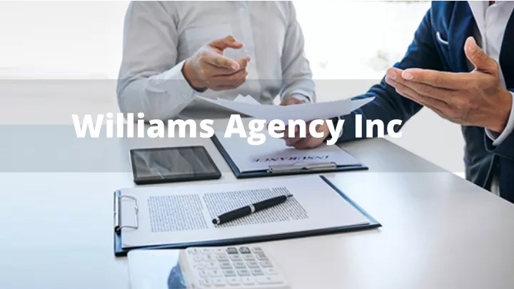 williams agency inc