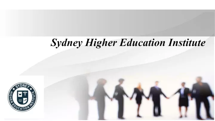 sydney higher education institute