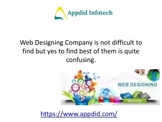 Web Designing Company is Important For?