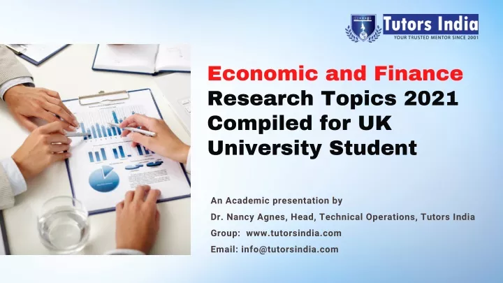 finance research topics 2021