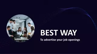 Best Ways To Advertise Your Job Openings