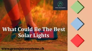 The Best Solar Lights
