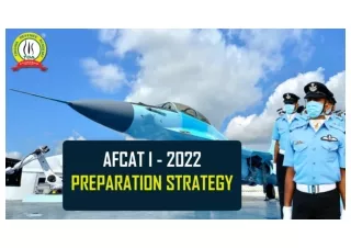 AFCAT I 2022 PREPARATION STRATEGY NEW