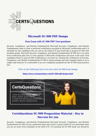 Unlock Success with Trusted SC-900 Exam Dumps Resource