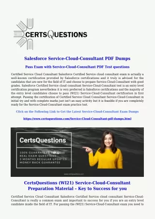 Most recent Service-Cloud-Consultant Exam Dumps - Pass Service-Cloud-Consultant