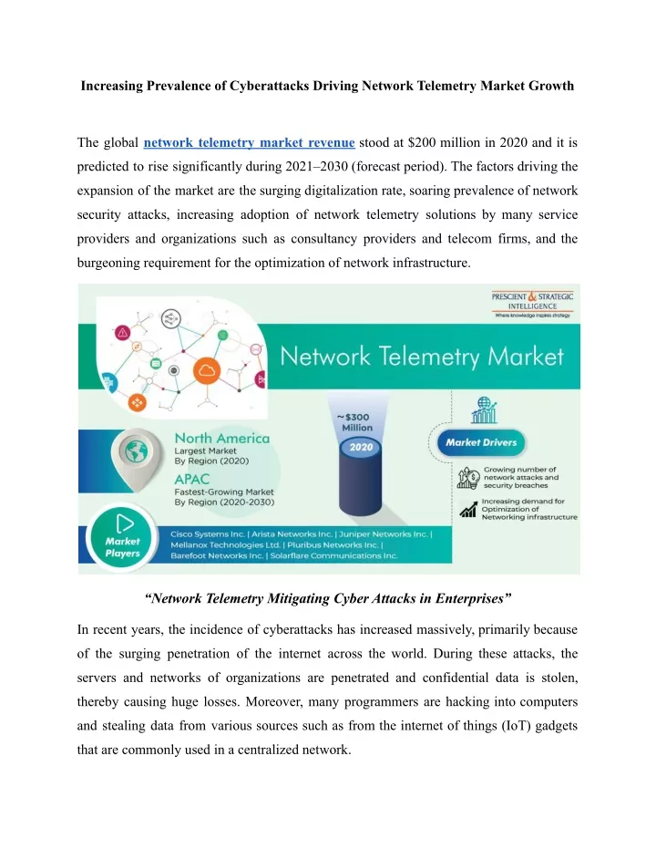 increasing prevalence of cyberattacks driving