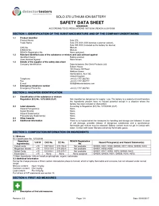 Download Catalogue Of Solo Detector Tester KSA - Novus