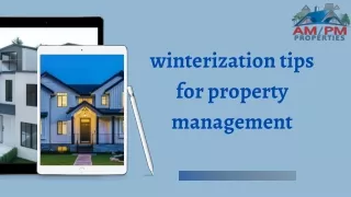 winterization tips for property management