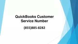 quickbooks customer service number