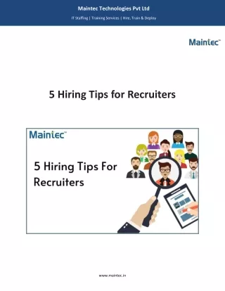 maintec technologies pvt ltd