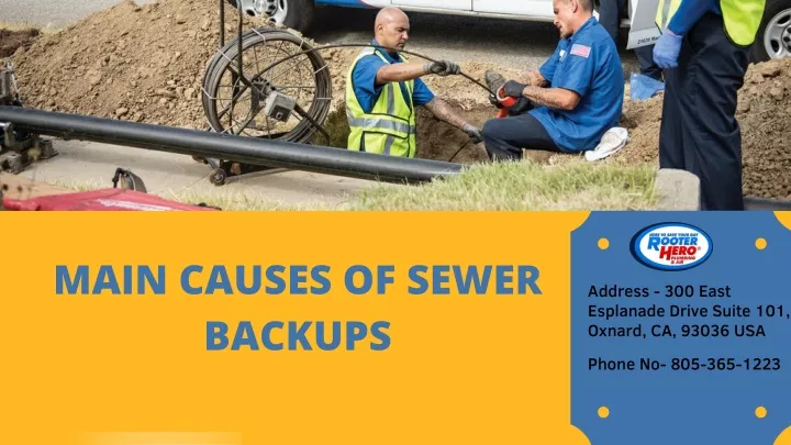 main causes of sewer backups