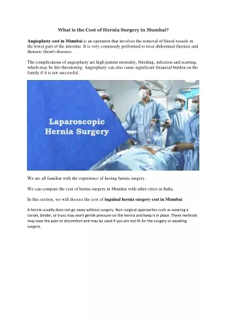 what is the cost of hernia surgery in mumbai