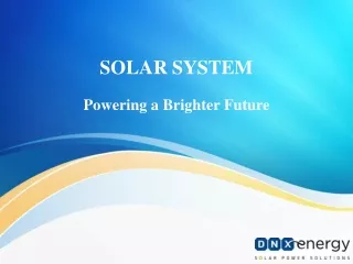How Solar Power System Works? | Explained By DNX Energy