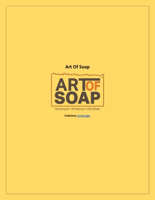 Art Of Soap