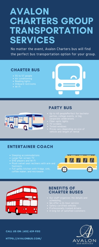 avalon charters group transportation services