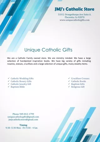 California Rosary Gift Shop:  Holy Rosary, Catholic Cross, Crucifix and Jewelry