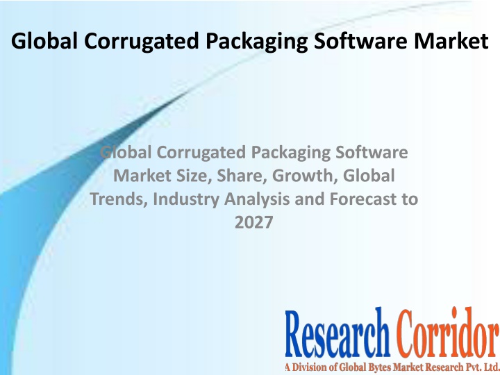 global corrugated packaging software market