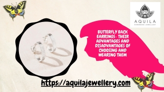 Buy most popular BUTTERFLY BACK EARRINGS at the best Price.