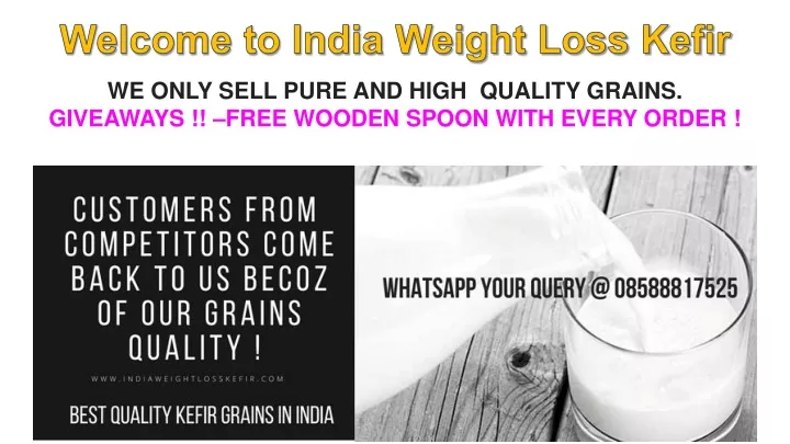 welcome to india weight loss kefir