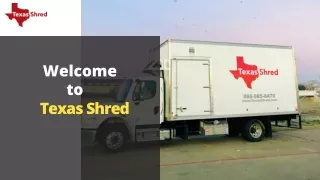 On-Site Shredding in Richardson Tx - Shred Texas
