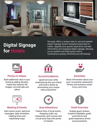 NoviSign Hospitality Digital Signage Solutions