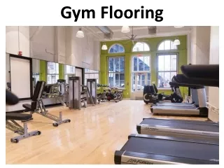 gym flooring