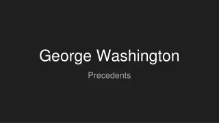 george washington