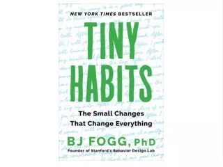 EPUB (EBOOK Tiny Habits: The Small Changes That Change Everything Best 2021
