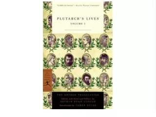 EPUB (EBOOK Plutarch's Lives: Volume I Full 2021