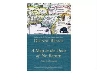 EPUB (EBOOK A Map to the Door of No Return: Notes to Belonging Book of  bestseller