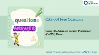 cas 004 free questions cas 004 free questions