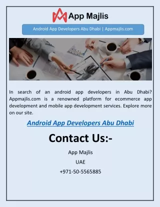 android app developers abu dhabi appmajlis com
