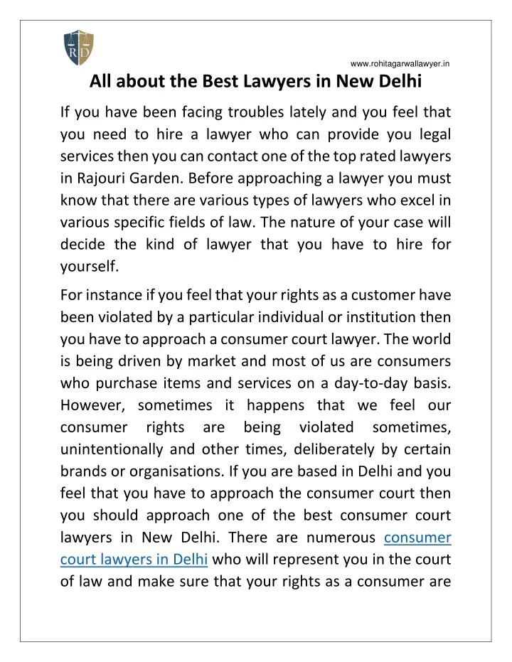 www rohitagarwallawyer in all about the best