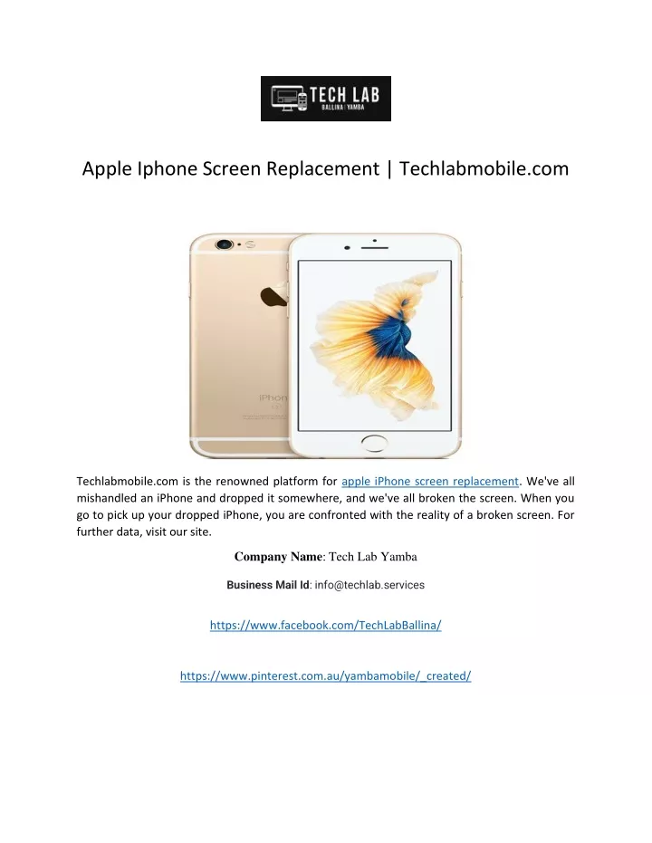 apple iphone screen replacement techlabmobile com