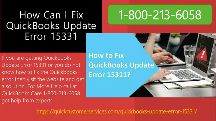 how can i fix quickbooks update error 15331