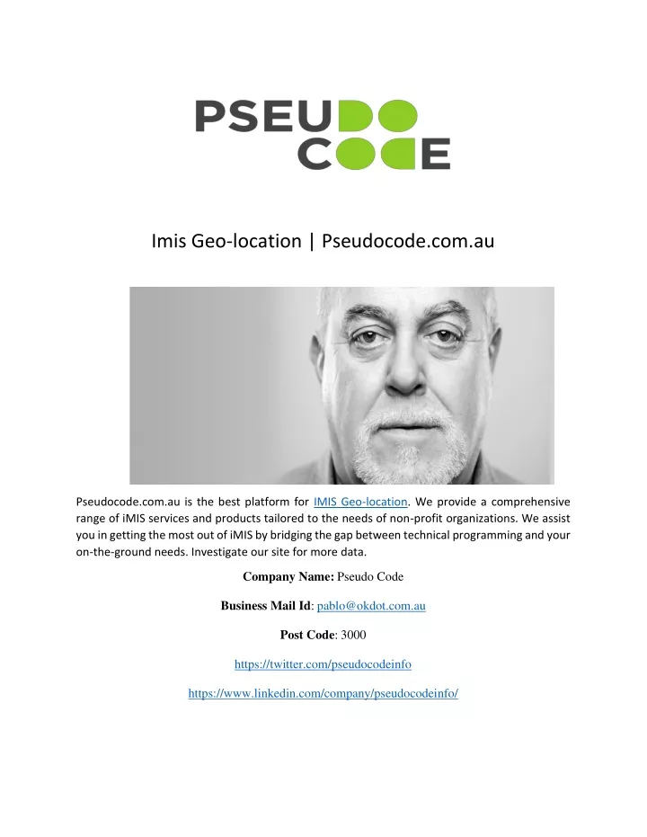 imis geo location pseudocode com au