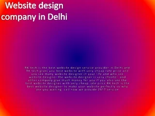 website design company in delhi