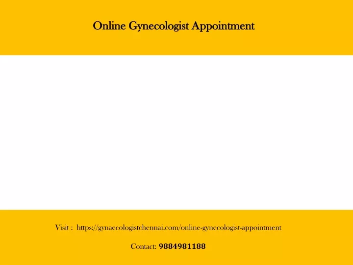 online gynecologist appointment online