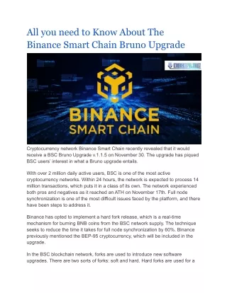 all you need to know about the binance smart